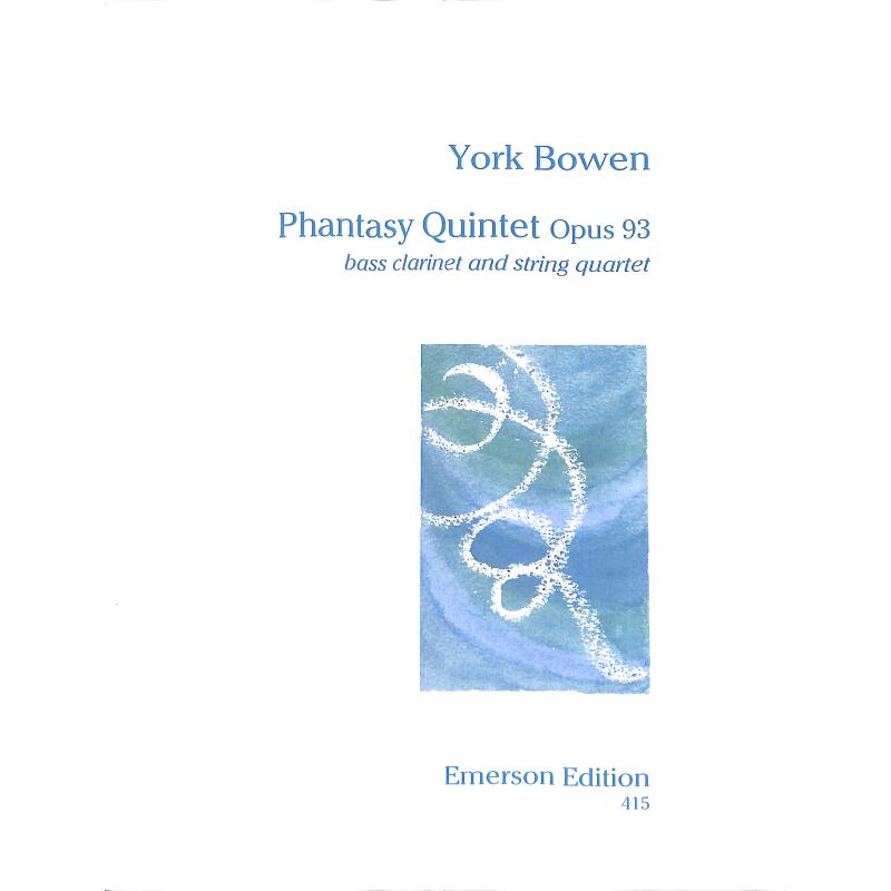 Titelbild für EMERSON 415 - Phantasy Quintet op 93 | Quintett