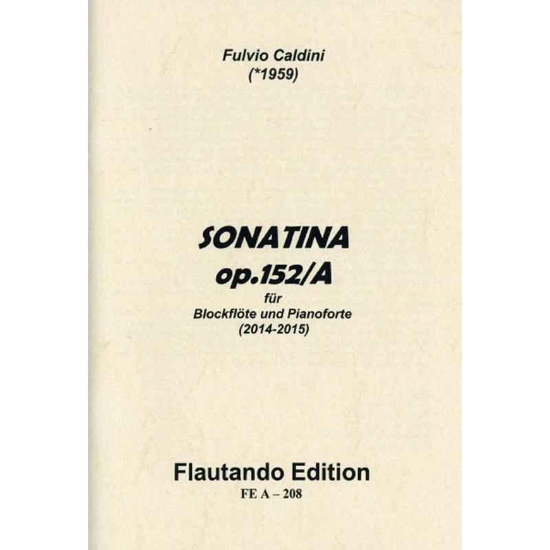 Titelbild für FE -A208 - Sonatine op 152/a