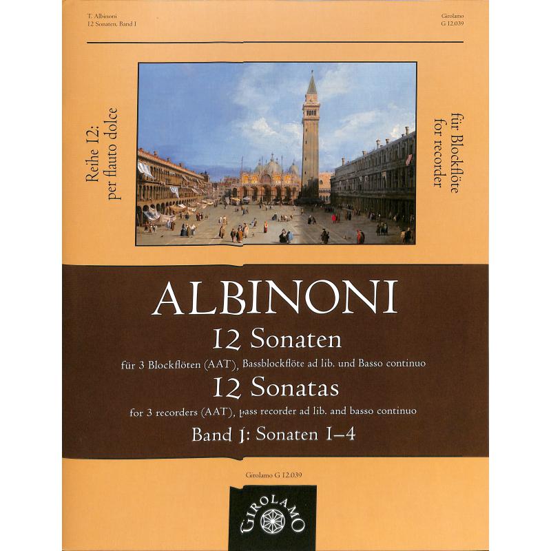 Titelbild für GIROLAMO 12039 - 12 Sonaten 1 (1-4)