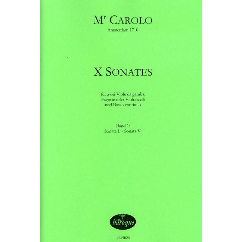 Titelbild für BAROQUE 5020 - 10 Sonaten 1