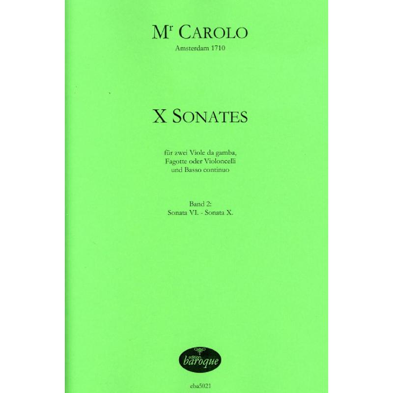 Titelbild für BAROQUE 5021 - 10 Sonaten 2