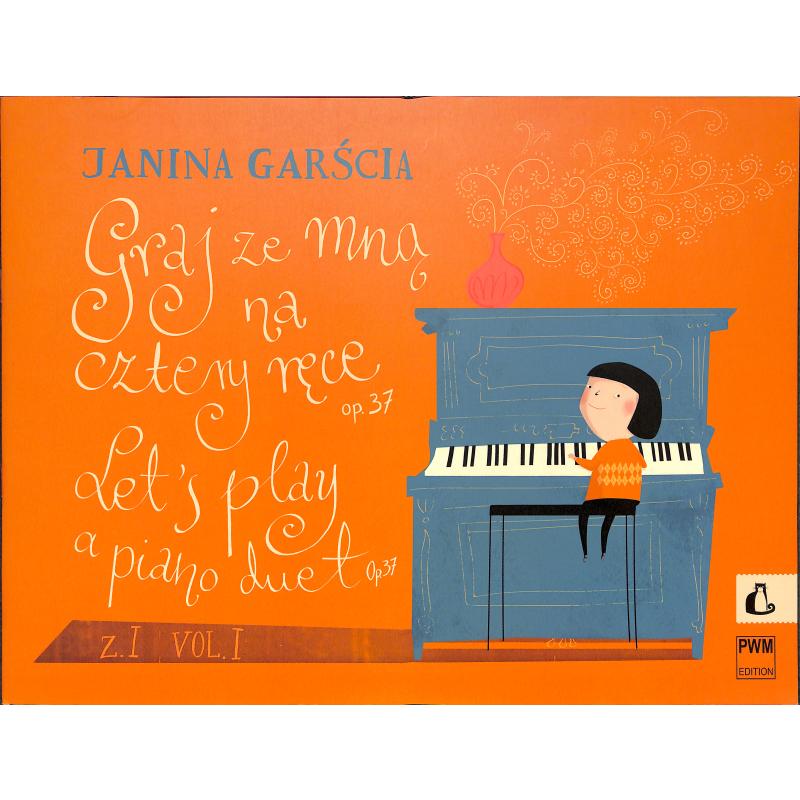 Titelbild für PWM 11467 - Let's play a piano duet op 37/1