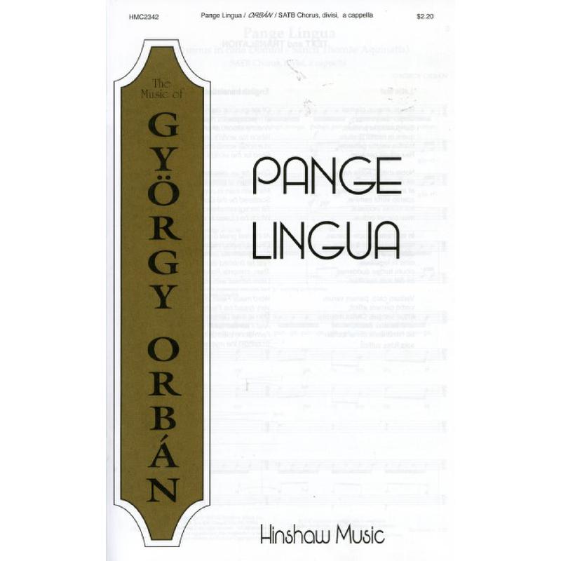 Titelbild für HINSHAW -HMC2342 - Pange lingua