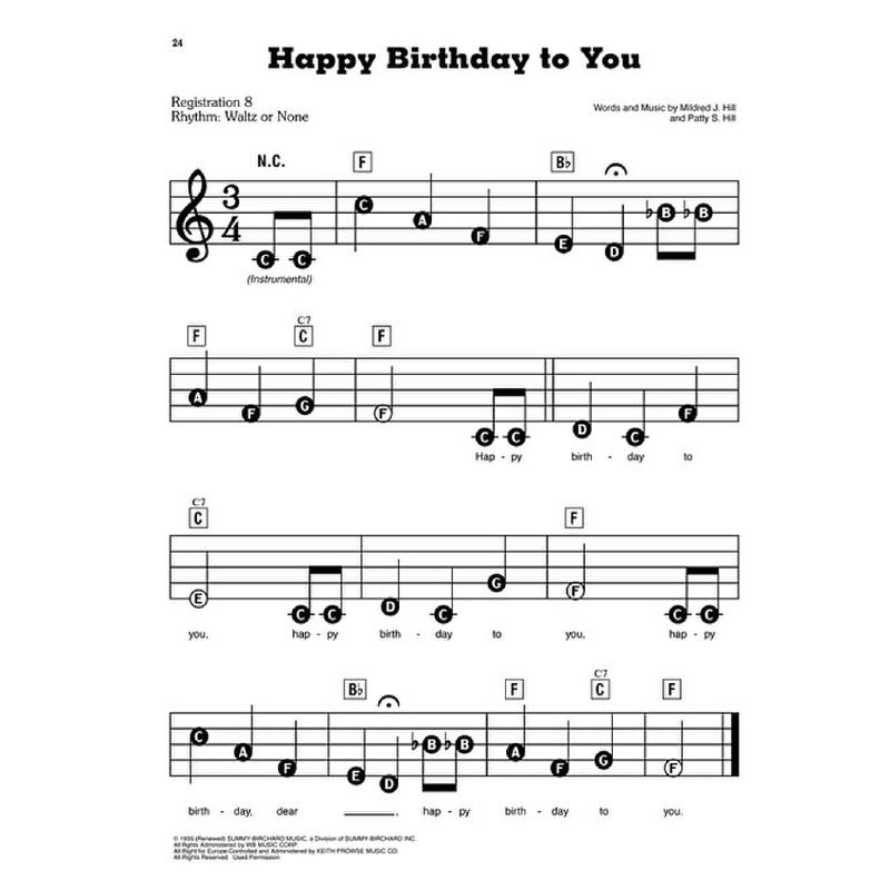 Notenbild für HL 140724 - HAPPY BIRTHDAY TO YOU AND OTHER GREAT SONGS