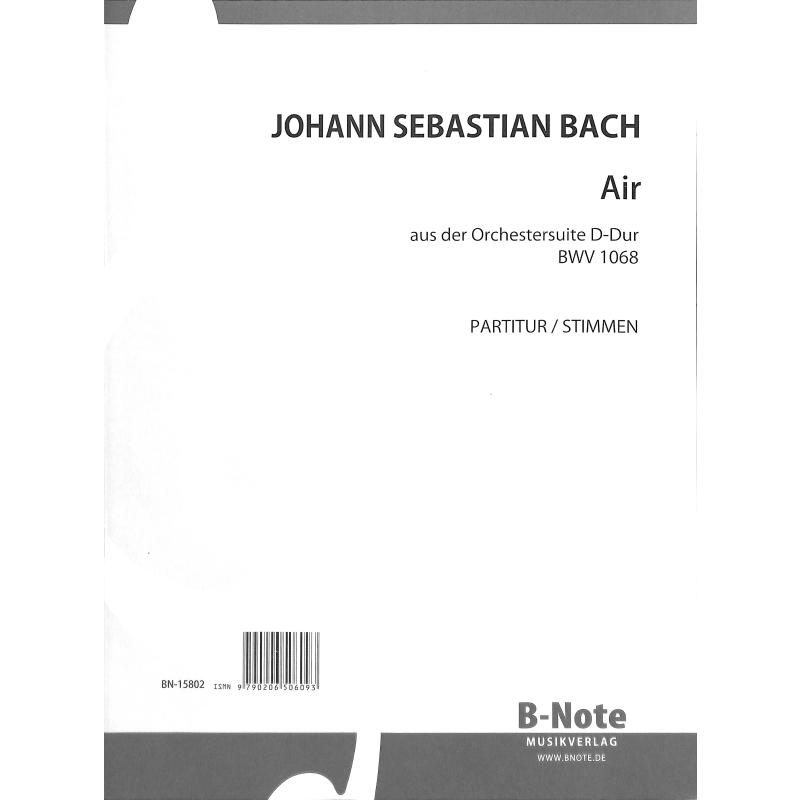 Titelbild für BNOTE -BN15802 - Air (Suite D-Dur BWV 1068)