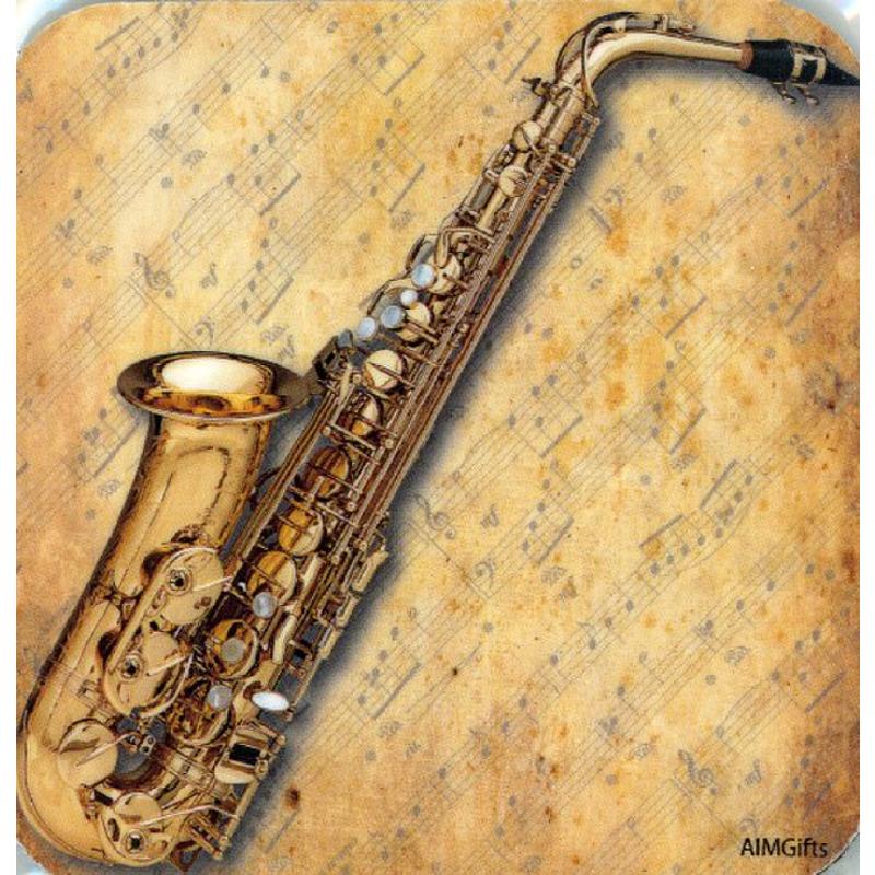 Titelbild für AIMG 29899 - Untersetzer Saxophon