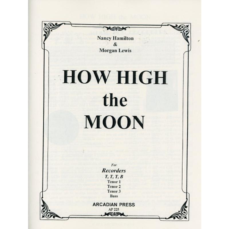 Titelbild für ARCADIAN 225 - How high the moon