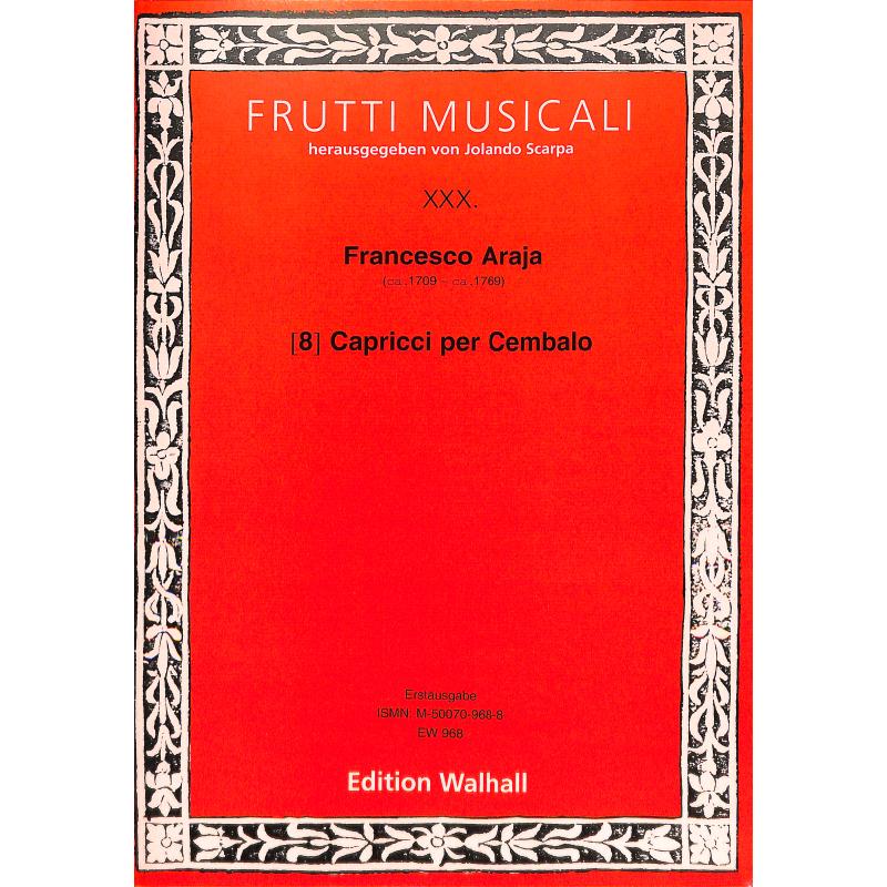 Titelbild für WALHALL 968 - 8 CAPRICCIOS