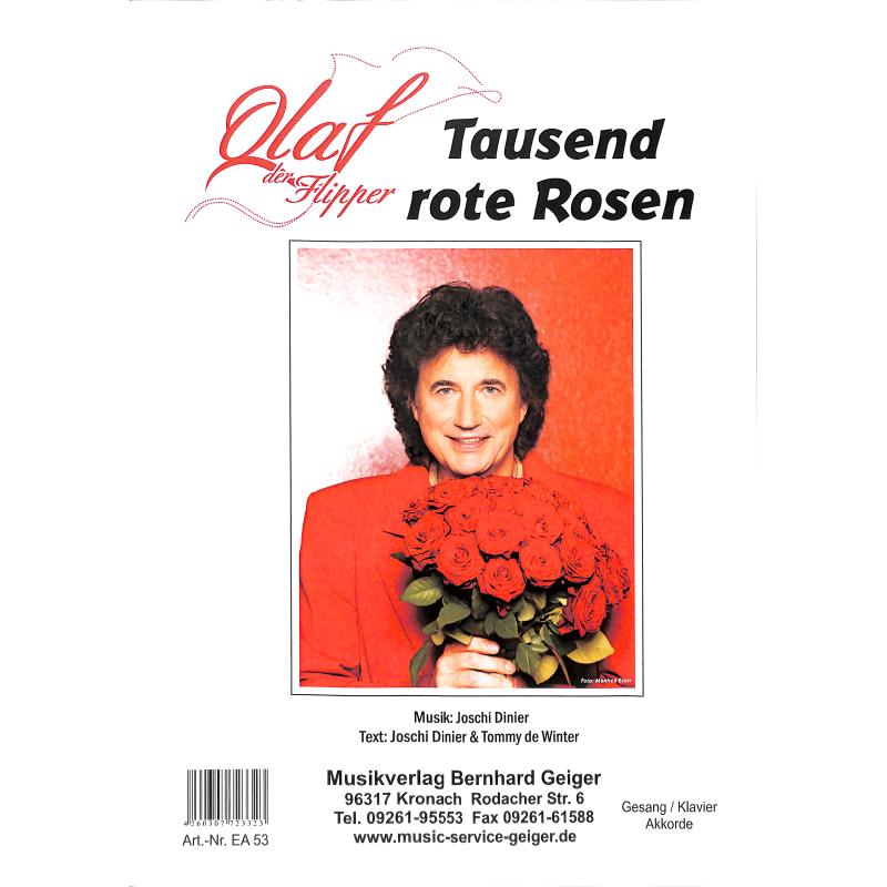Titelbild für GEIGER -EA53 - Tausend rote Rosen