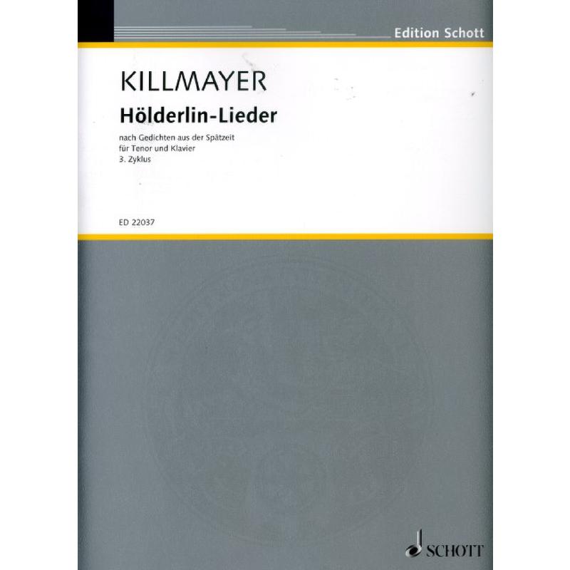 Titelbild für ED 22037 - Hölderlin Lieder - Zyklus 3