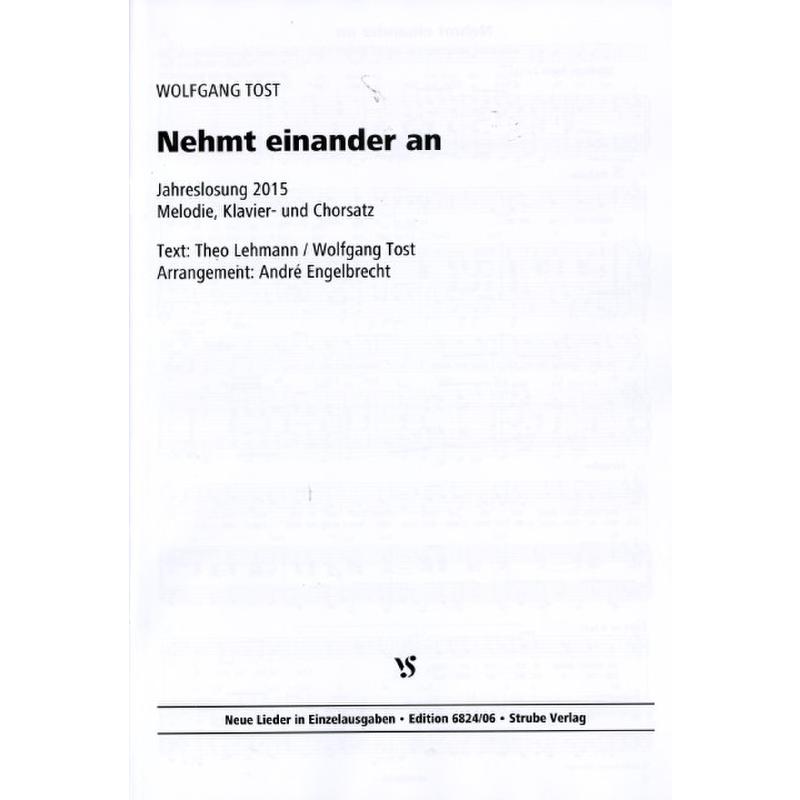 Titelbild für VS 6824-06 - NEHMT EINANDER AN