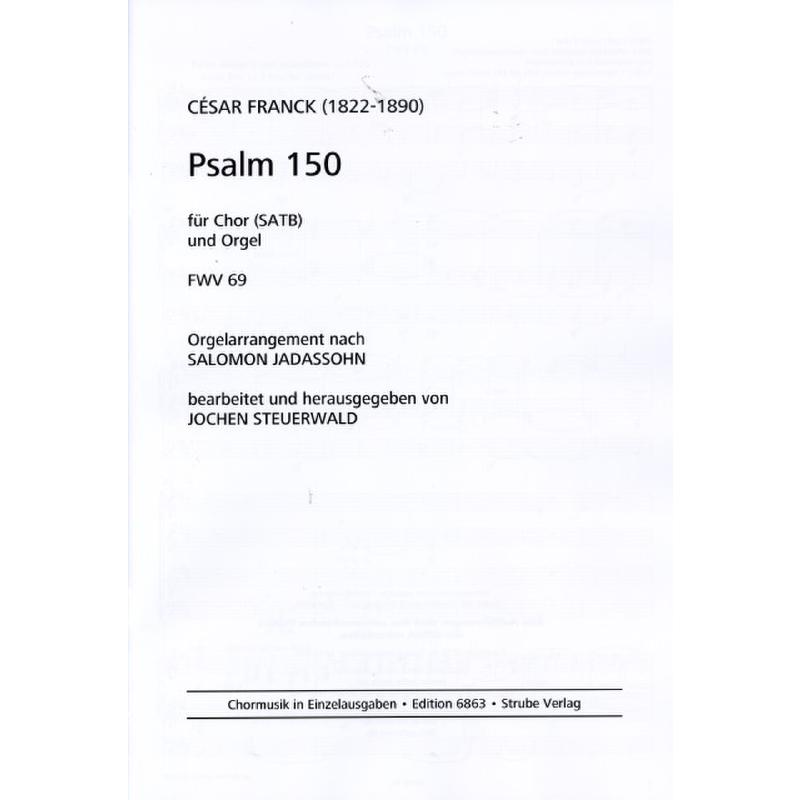 Titelbild für VS 6863 - PSALM 150 FWV 69