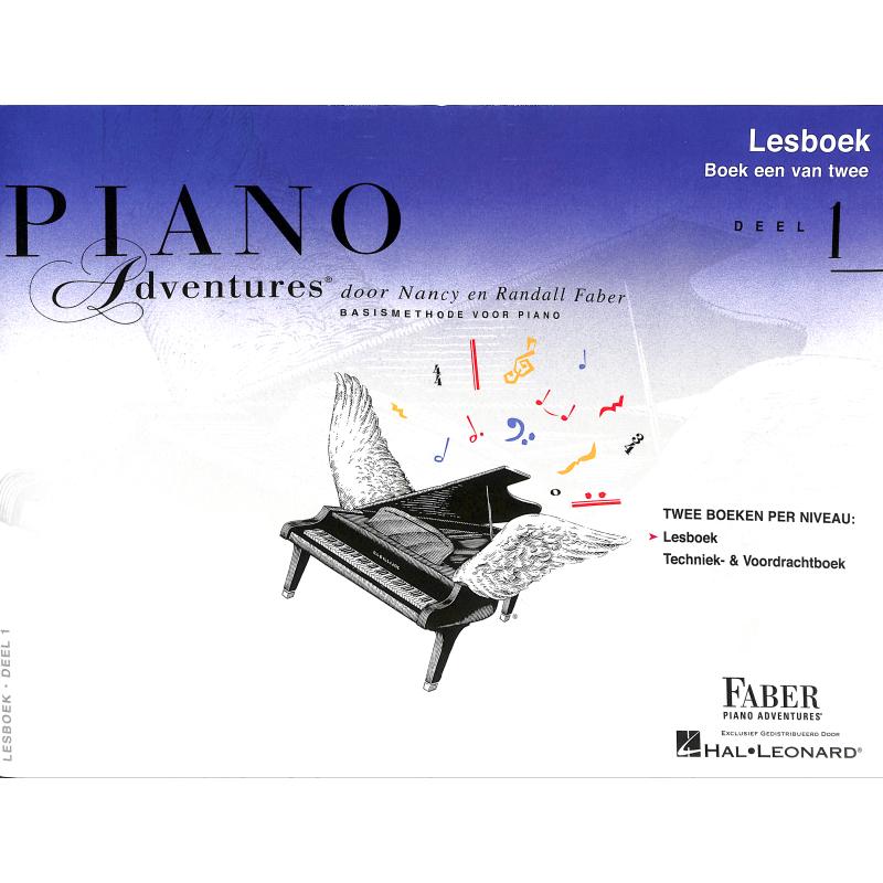 Titelbild für HL 147127 - Piano adventures 1 - lesboek