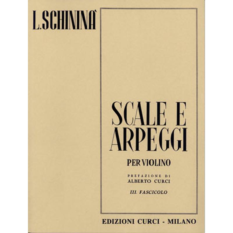 Titelbild für CURCI 2474C - Scale e arpeggi 3