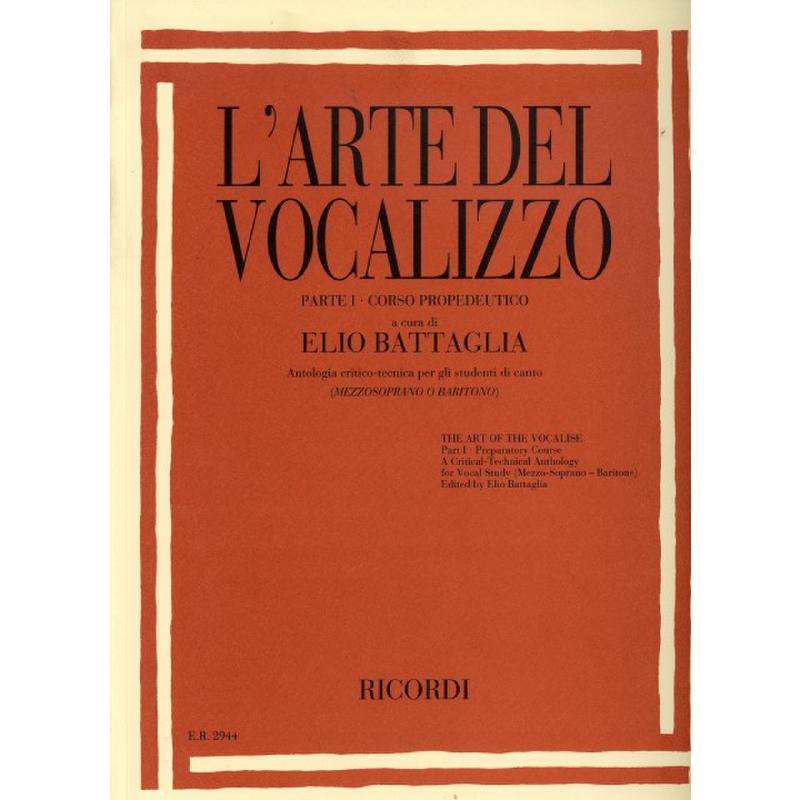 Titelbild für ER 2944 - L'arte del vocalizzo 1