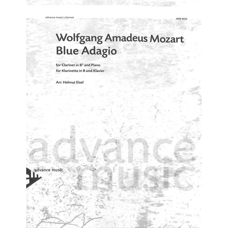 Titelbild für ADV 8115 - Blue adagio | Adagio aus Konzert A-Dur KV 622