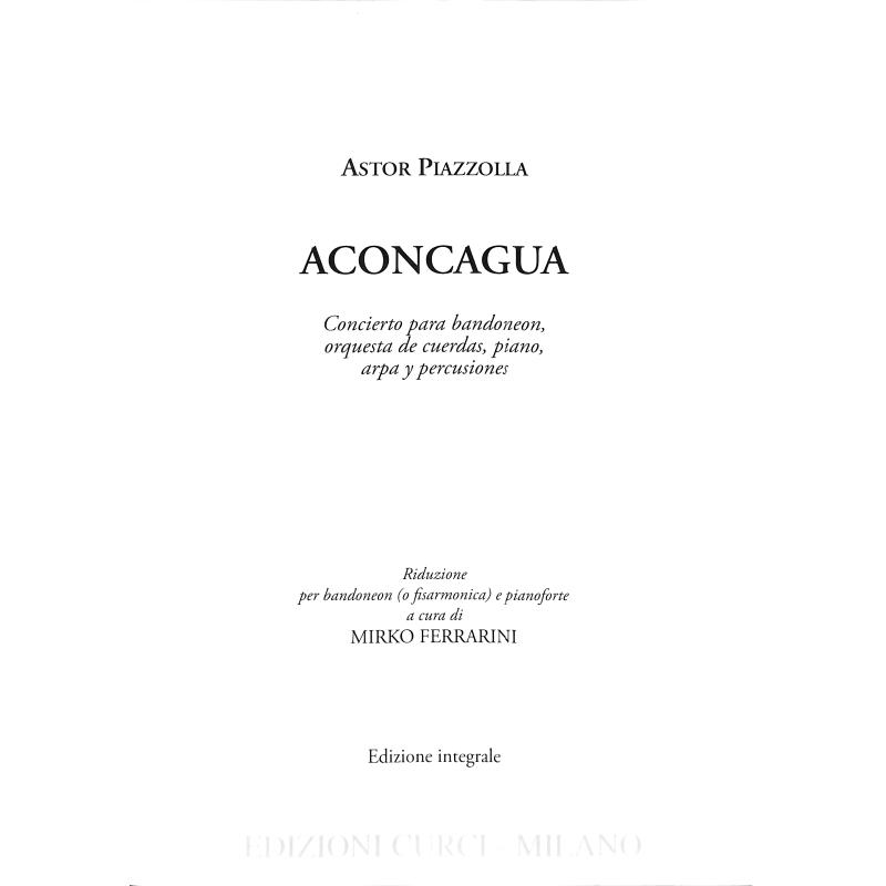Titelbild für CURCI 11528 - Aconcagua