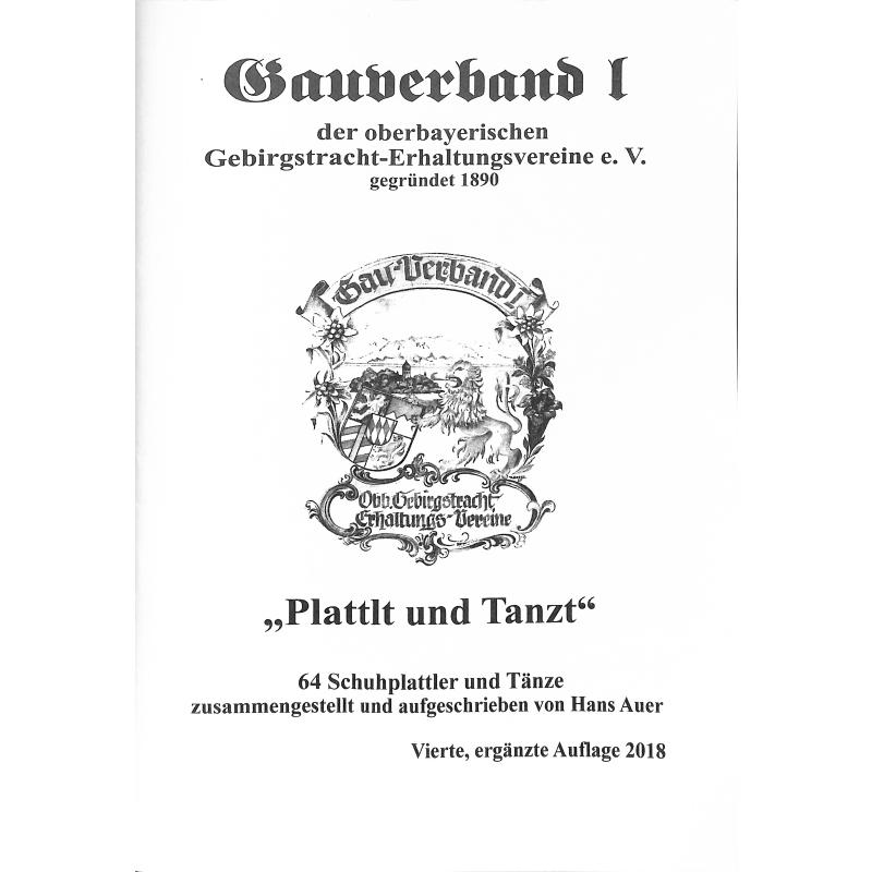 Titelbild für AUER 722 - Plattlt und tanzt - 54 Schuhplattler + Tänze