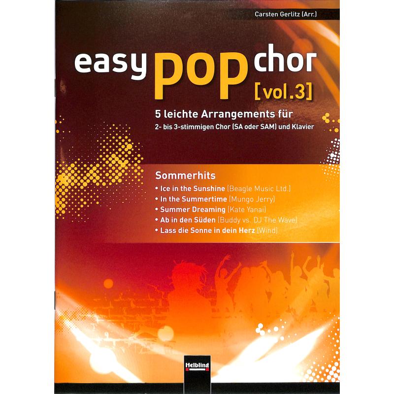 Titelbild für HELBL -C7783 - EASY POP CHOR 3