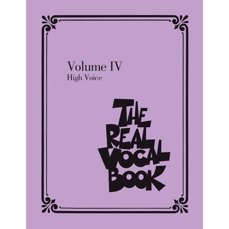 Titelbild für HL 118318 - The real vocal book 4