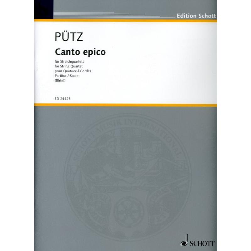 Titelbild für ED 21123 - Canto epico