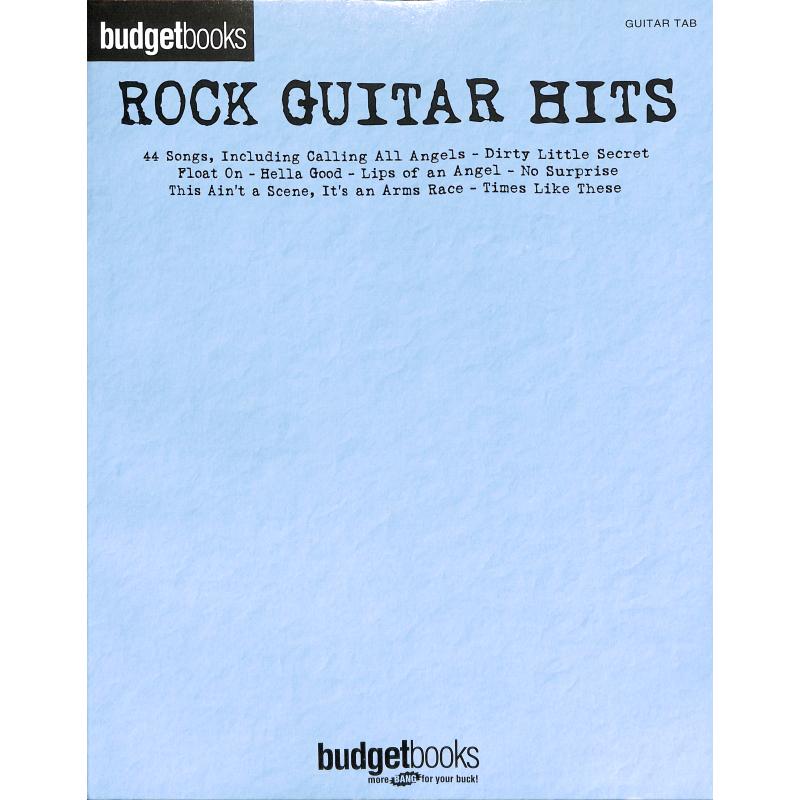 Titelbild für HL 691035 - Budget books - Rock Guitar Hits