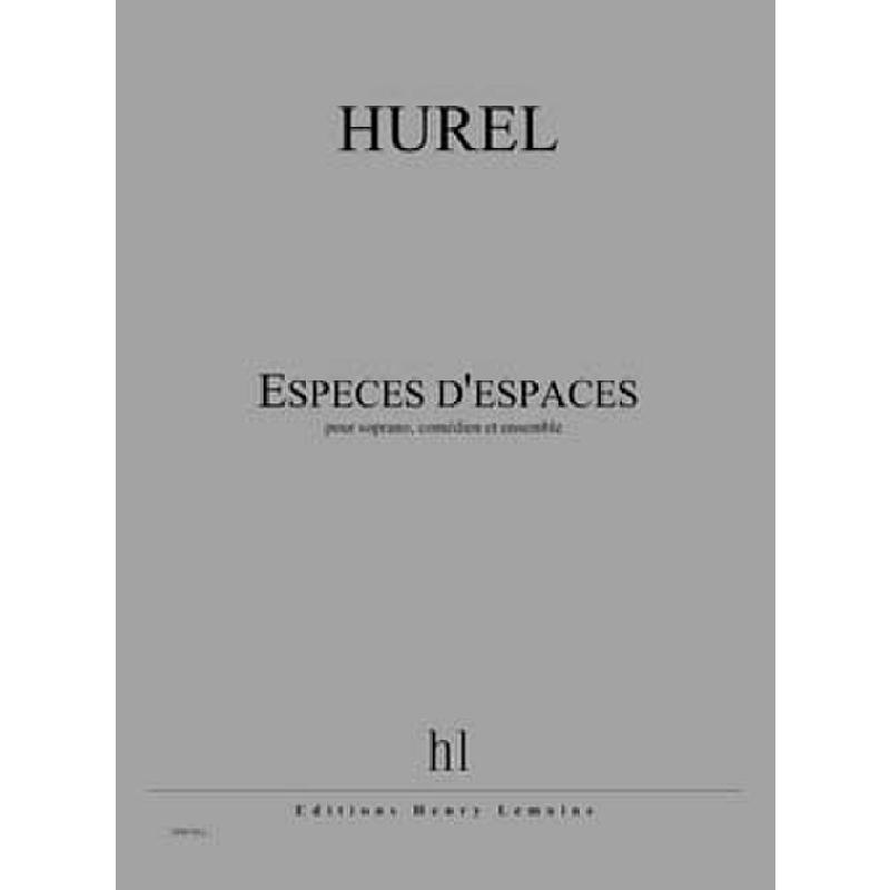 Titelbild für LEMOINE 28987 - Especes d'espaces