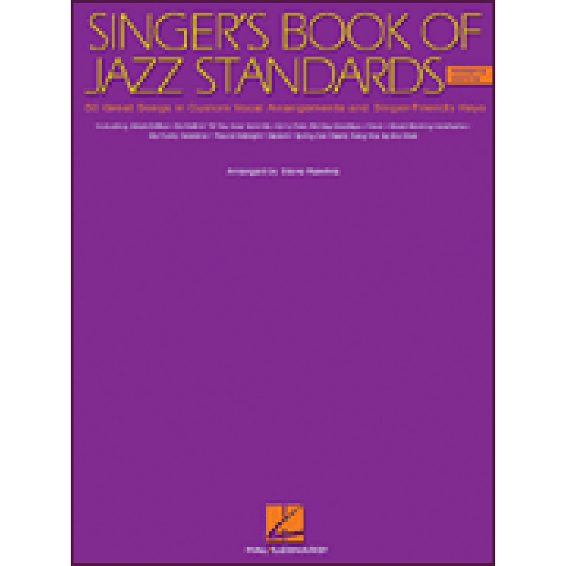 Titelbild für HL 740208 - Singer's book of Jazz standards - women's edition