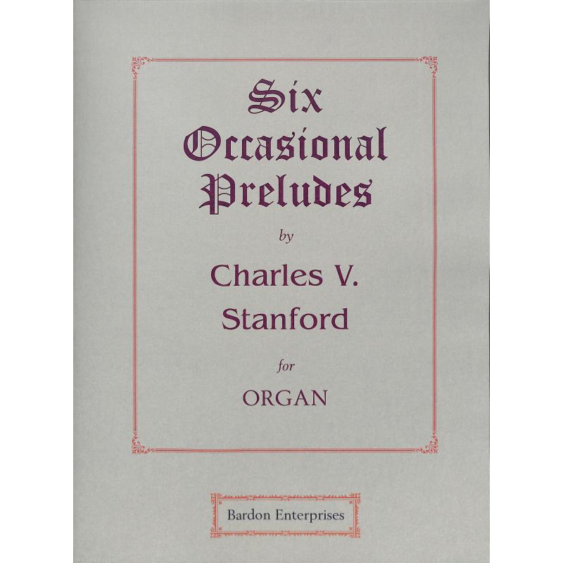 Titelbild für BARDON 00572 - 6 Occasional Preludes
