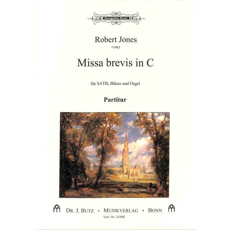 Titelbild für BUTZ 2430B-PART - MISSA BREVIS C-DUR