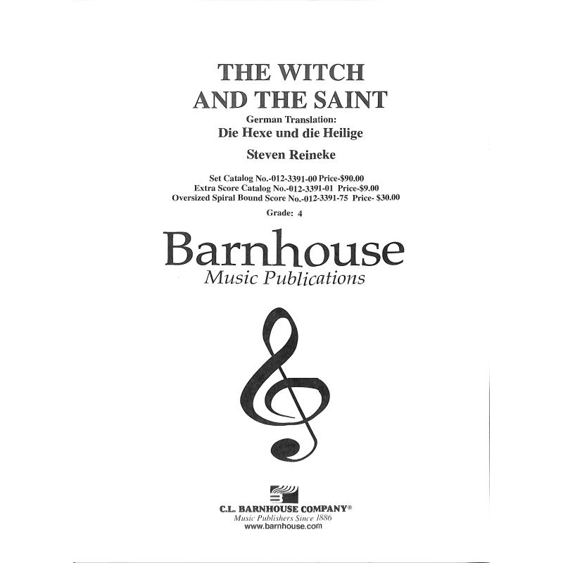 Titelbild für BARNH 012-3391-01 - The witch and the saint