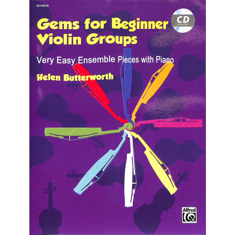 Titelbild für ALF 20159UK - Gems for beginner violin groups