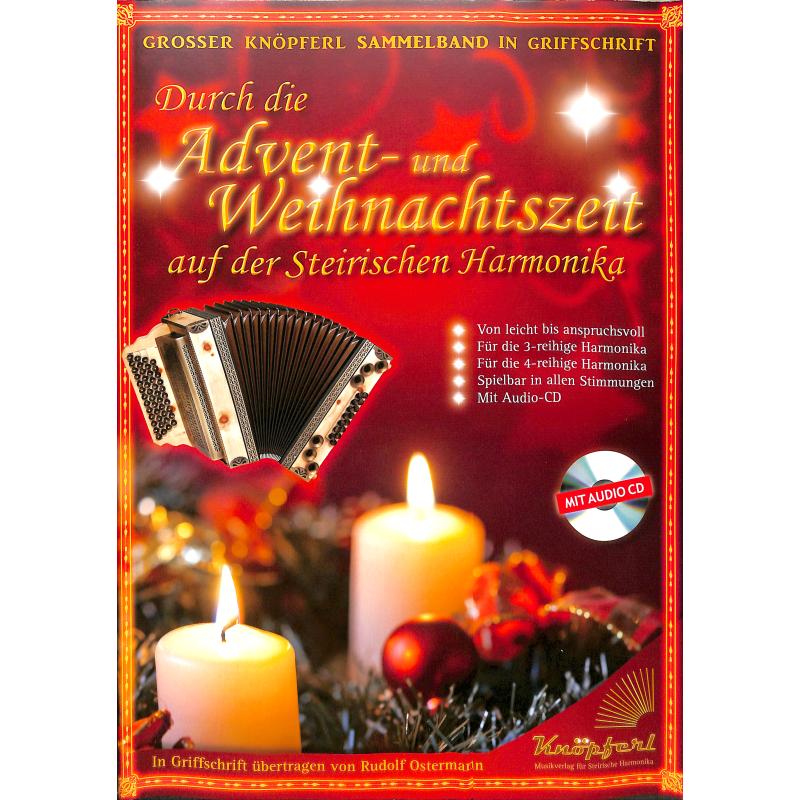 Titelbild für KNOEPFERL -AW1024 - Durch die Advent + Weihnachtszeit auf der Steirischen Harmonika