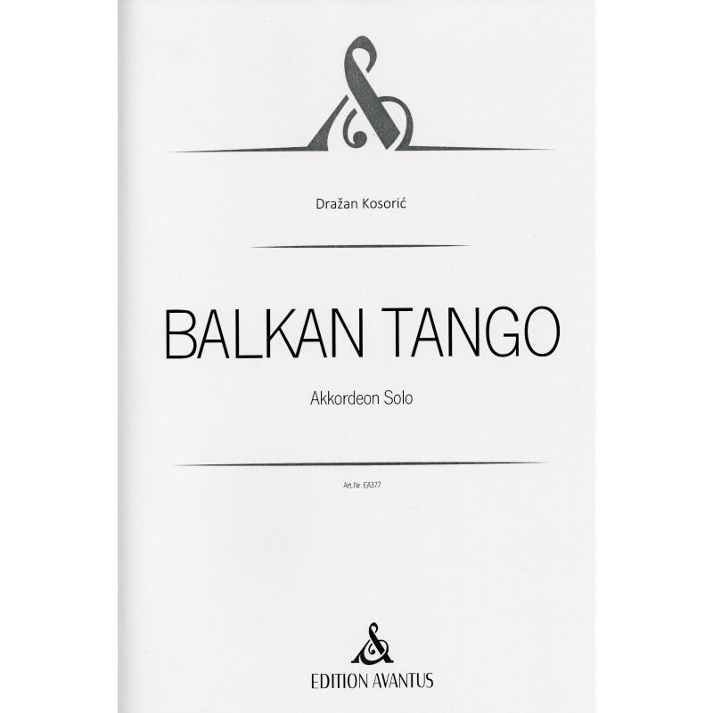 Titelbild für AVANTUS -EA377 - Balkan Tango