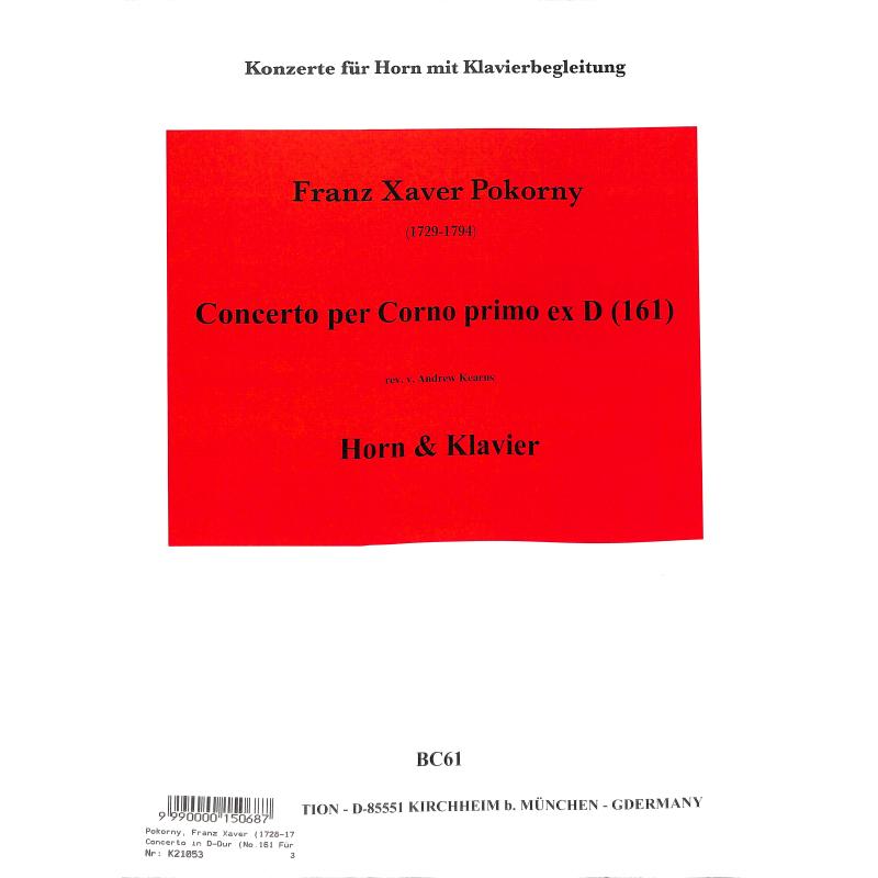 Titelbild für PIZKA -BC61 - Concerto D-Dur