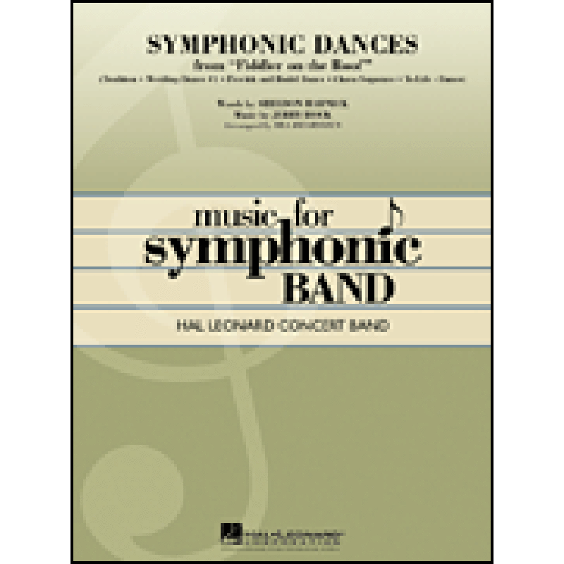 Titelbild für HL 4002523 - Symphonic dances (aus Fiddler on the roof)