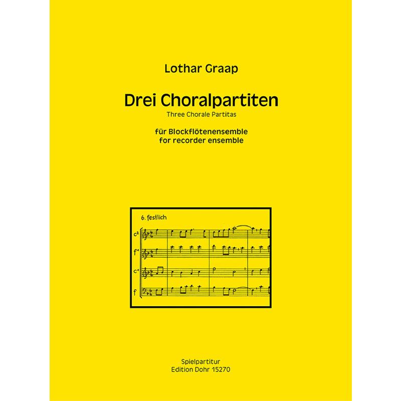 Titelbild für DOHR 15270 - 3 Choralpartien