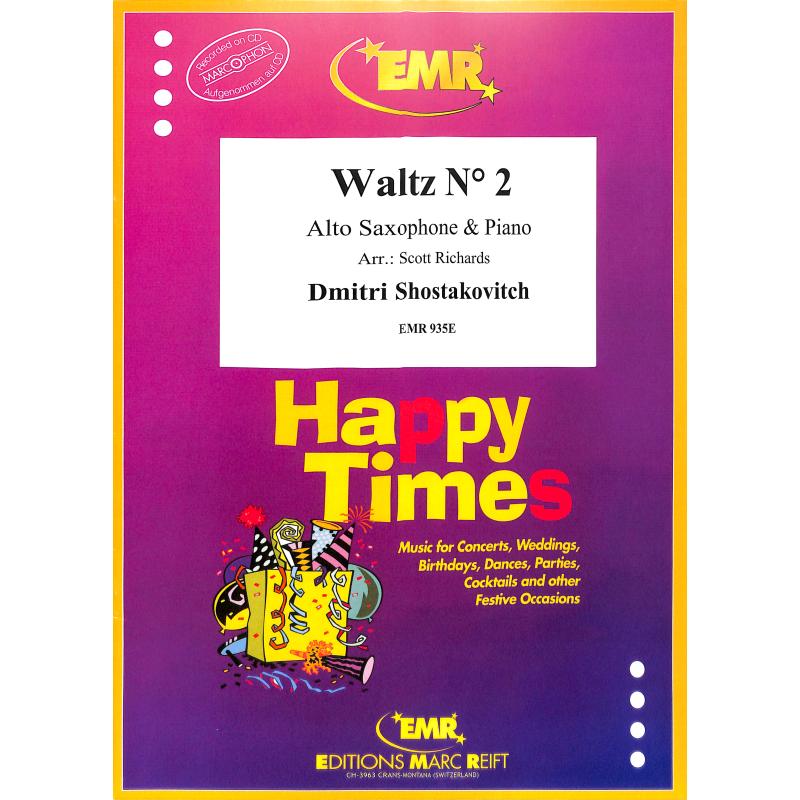 Titelbild für EMR 935E - Second Waltz (Walzer 2) aus Suite 2 für Jazz Orchester