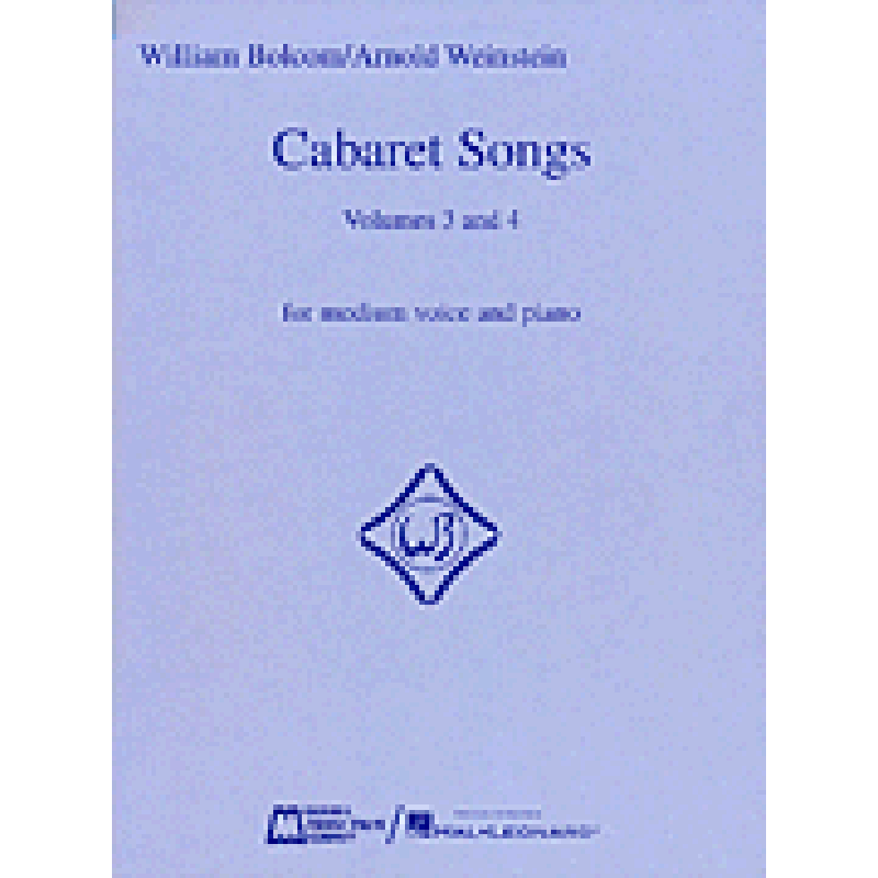 Titelbild für HL 740106 - Cabaret songs 3 + 4