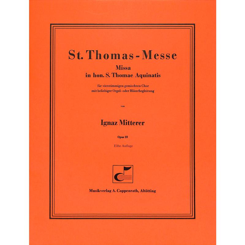Titelbild für CARUS 91898-00 - Missa in honorem St Thomae Aquinatis op 10