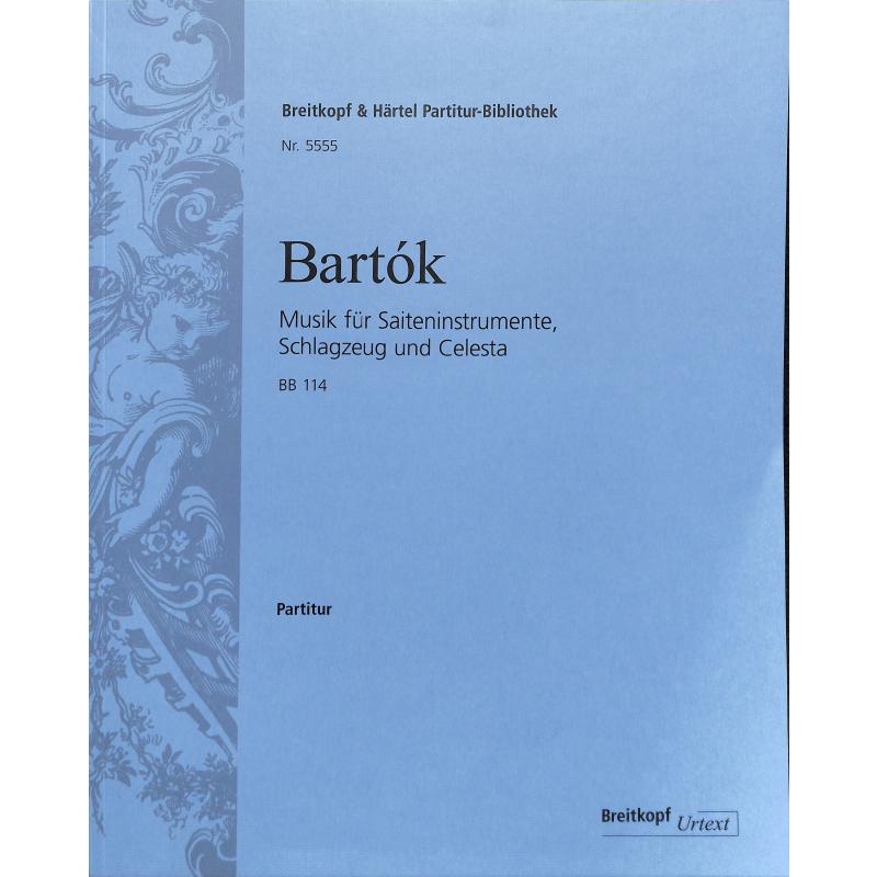 Titelbild für EBPB 5555 - MUSIK FUER SAITENINSTRUMENTE SCHLAGZEUG + CELESTA
