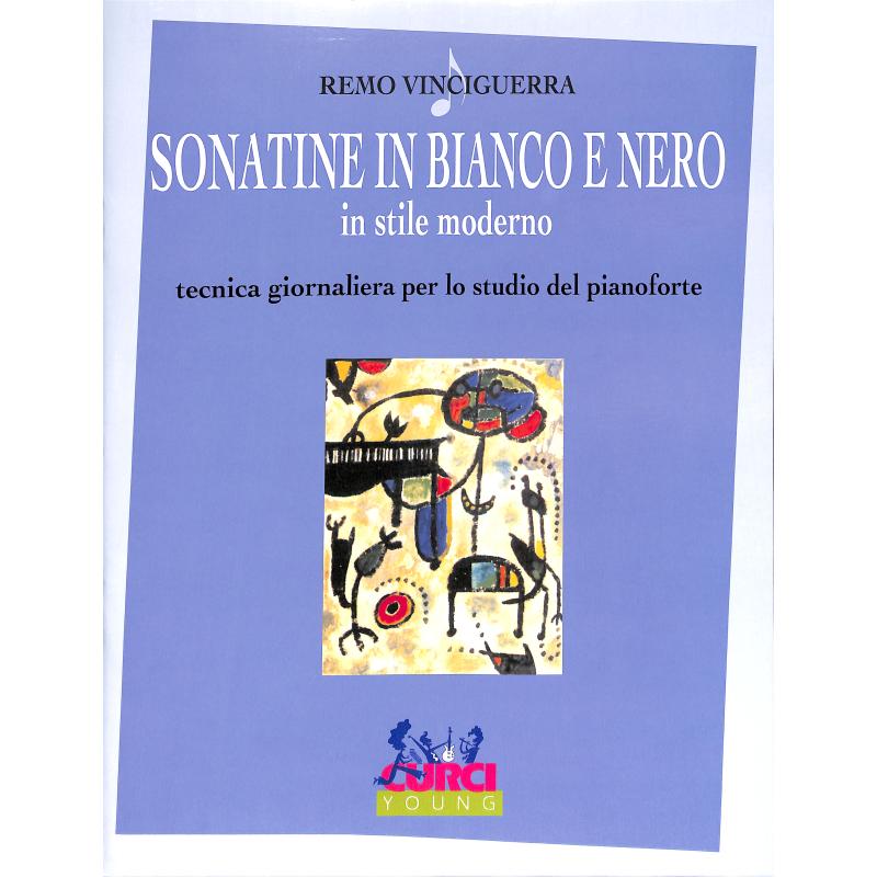 Titelbild für CURCI 11268 - Sonatine in bianco e nero in stile moderno