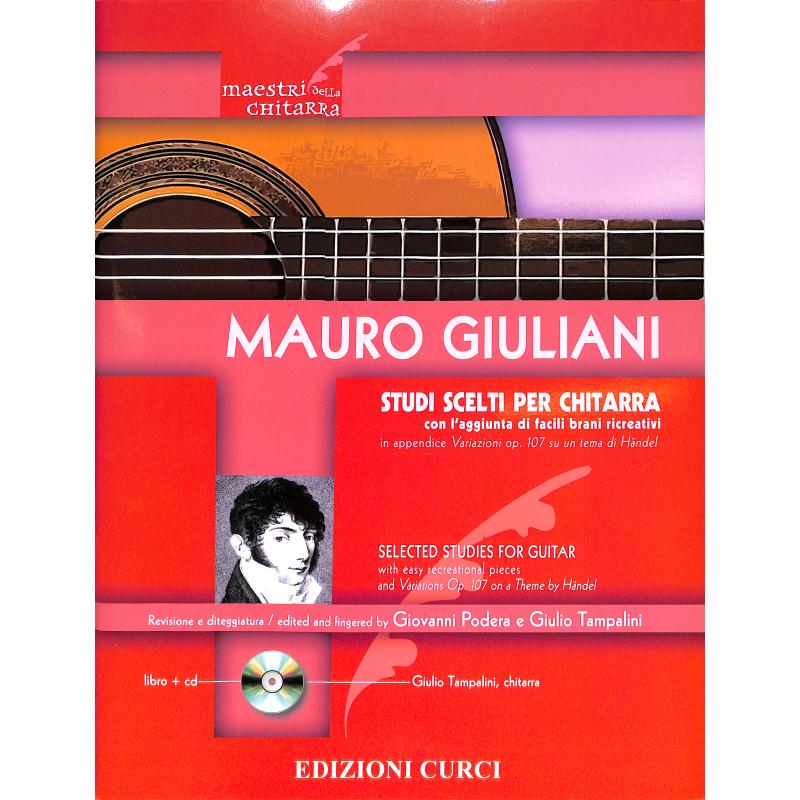 Titelbild für CURCI 11747 - Studi scelti per chitarra | Selected Studies