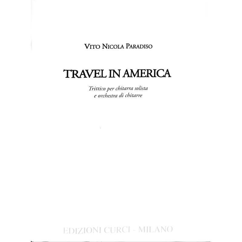 Titelbild für CURCI 11855 - Travel in America