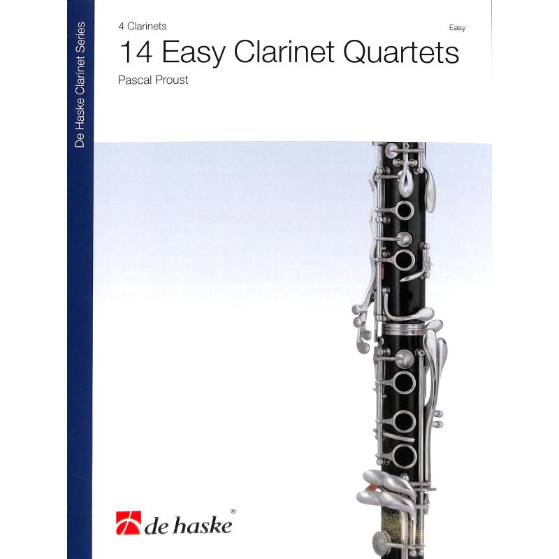 Titelbild für HASKE 1165700-070 - 14 EASY CLARINET QUARTETS