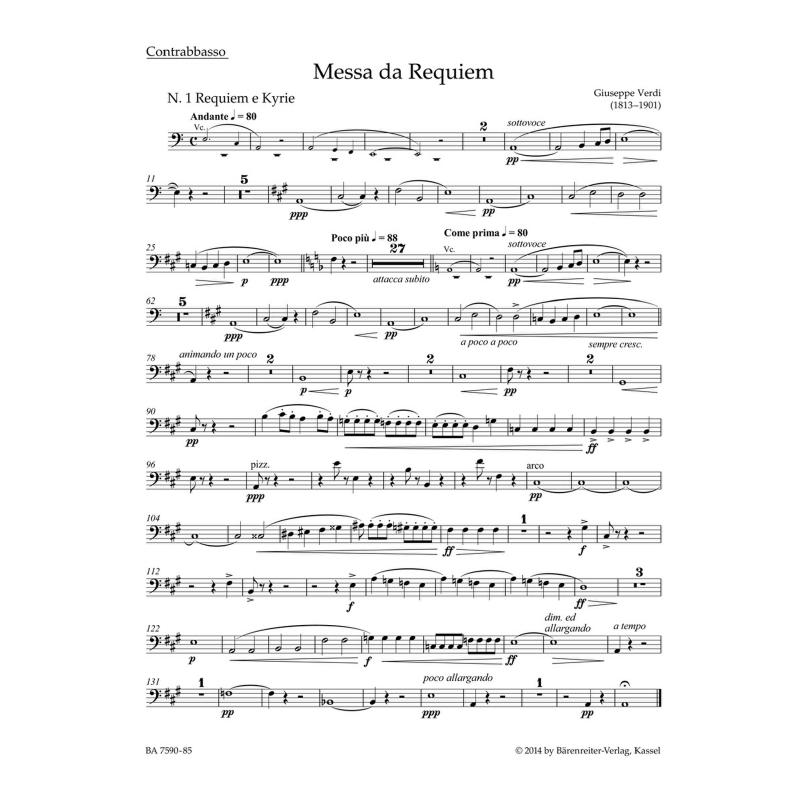 Titelbild für BA 7590-85 - MESSA DA REQUIEM
