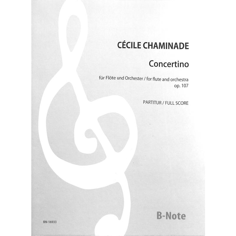 Titelbild für BNOTE -BN16933 - Concertino op 107