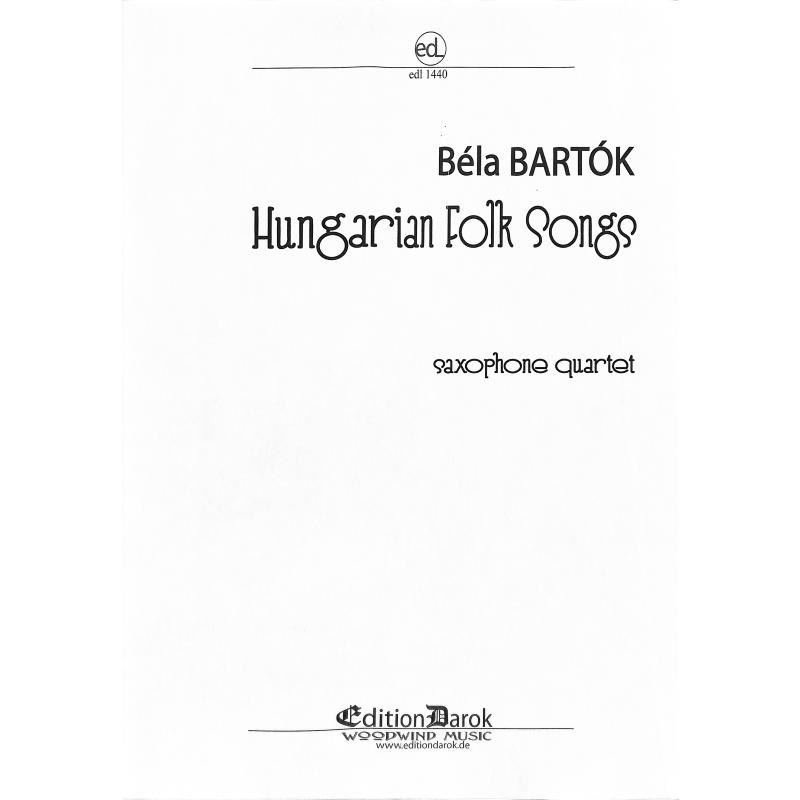 Titelbild für EDL 1440 - Ungarische Volkslieder