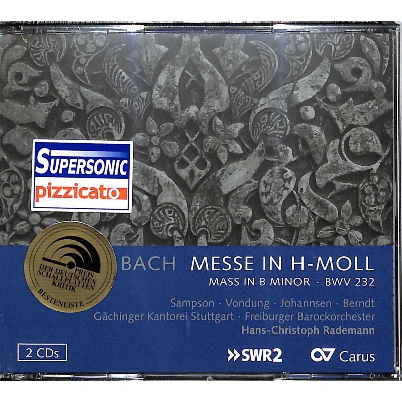 Titelbild für CARUS 83314 - Messe h-moll BWV 232