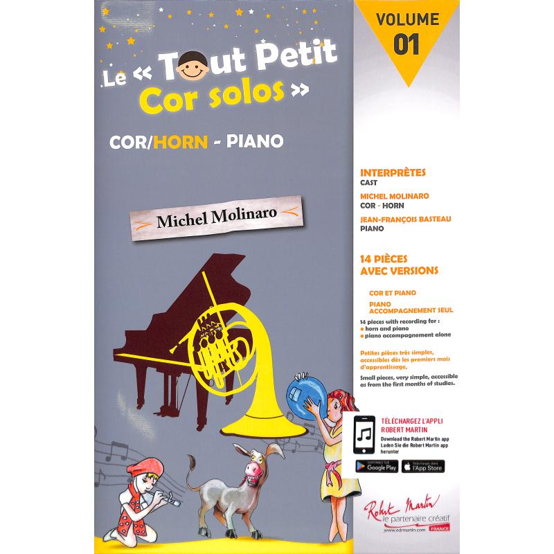 Titelbild für MARTIN 5585 - Le tout petit cor solos 1